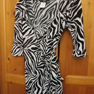 Zebra print blouse